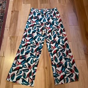 Onia size medium light flowy patterned beach pants